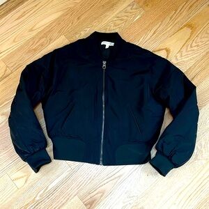 Women’s Black Bomber Jacket